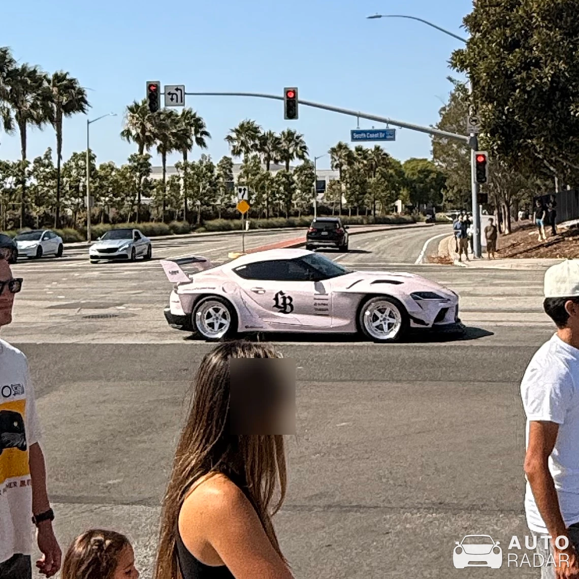 Toyota GR Supra A90 Liberty Walk spotted in Costa Mesa