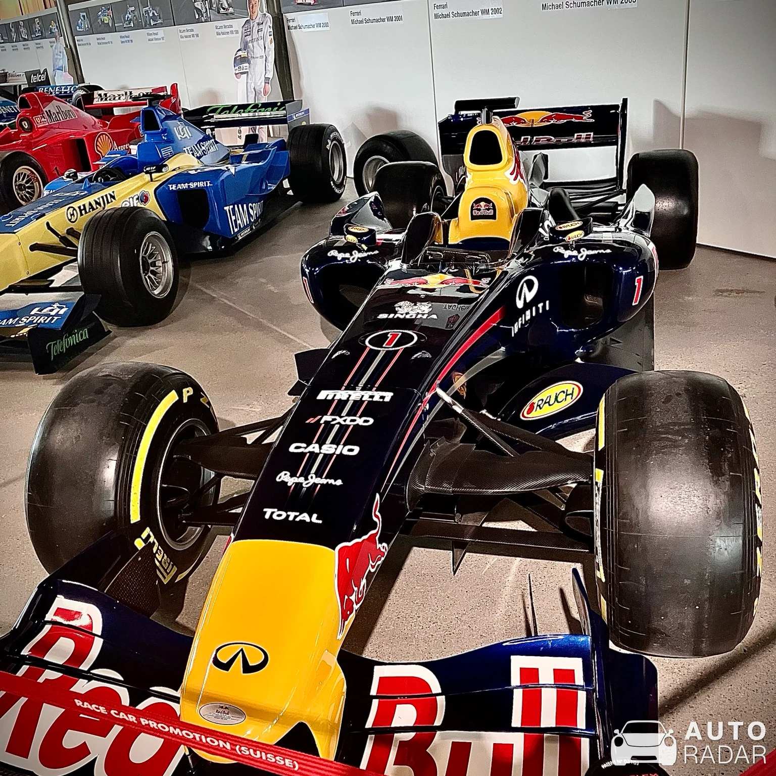 Red Bull Racing RB9 spotted in Fraubrunnen