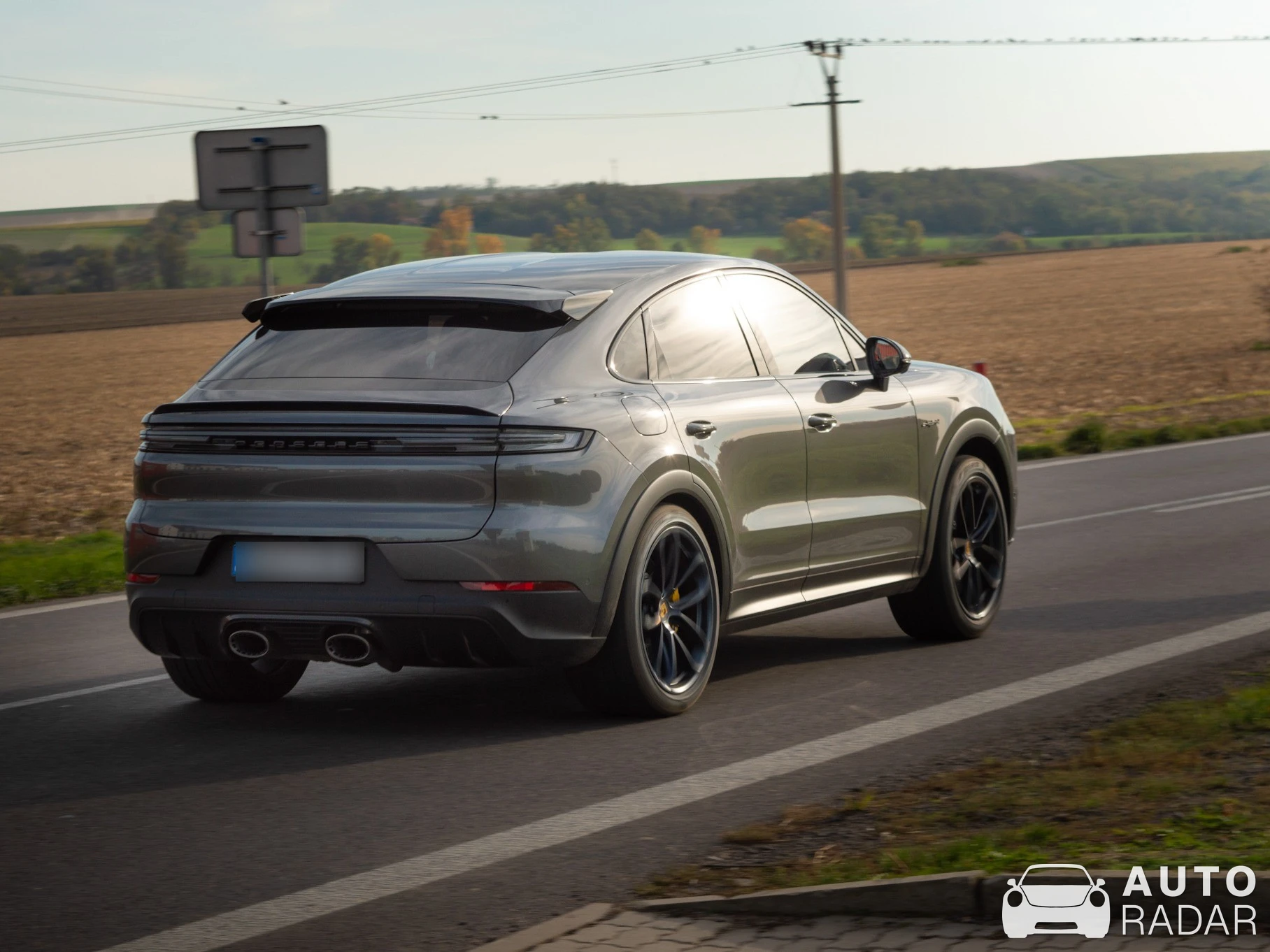 Porsche Cayenne Coupé Turbo GT spotted in Chvalovice, Czechia