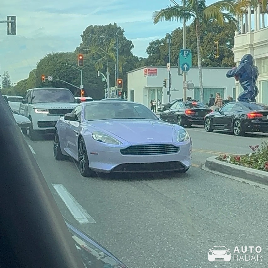 Aston Martin DB9 spotted in Beverly Hills, United States