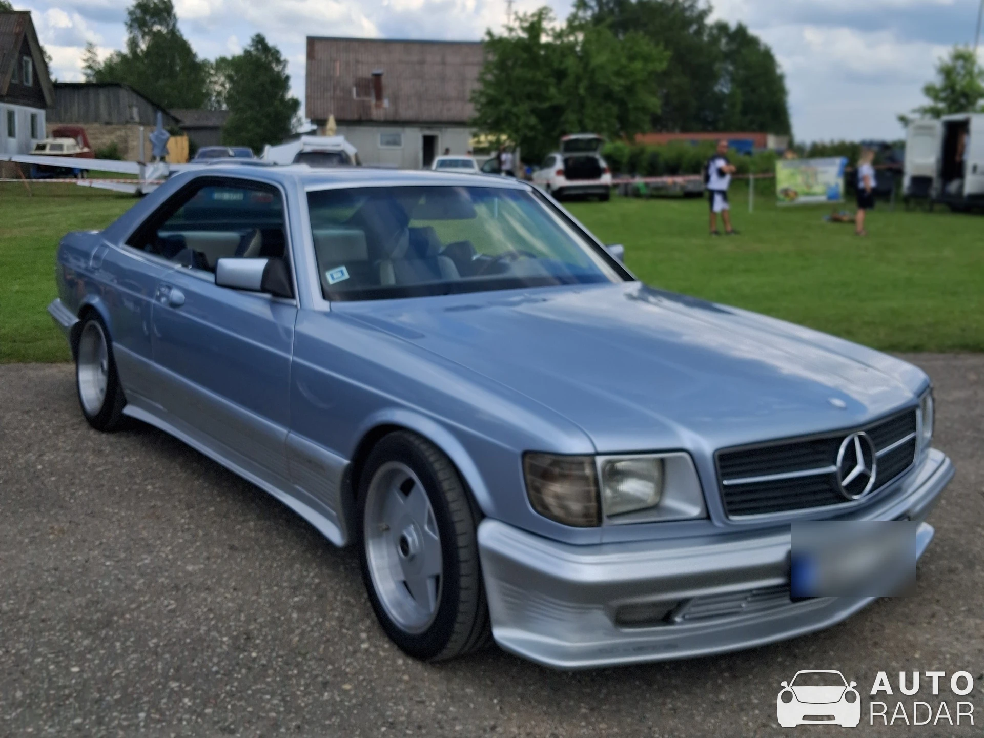 Mercedes-Benz 500 SEC AMG spotted in Priekuļi