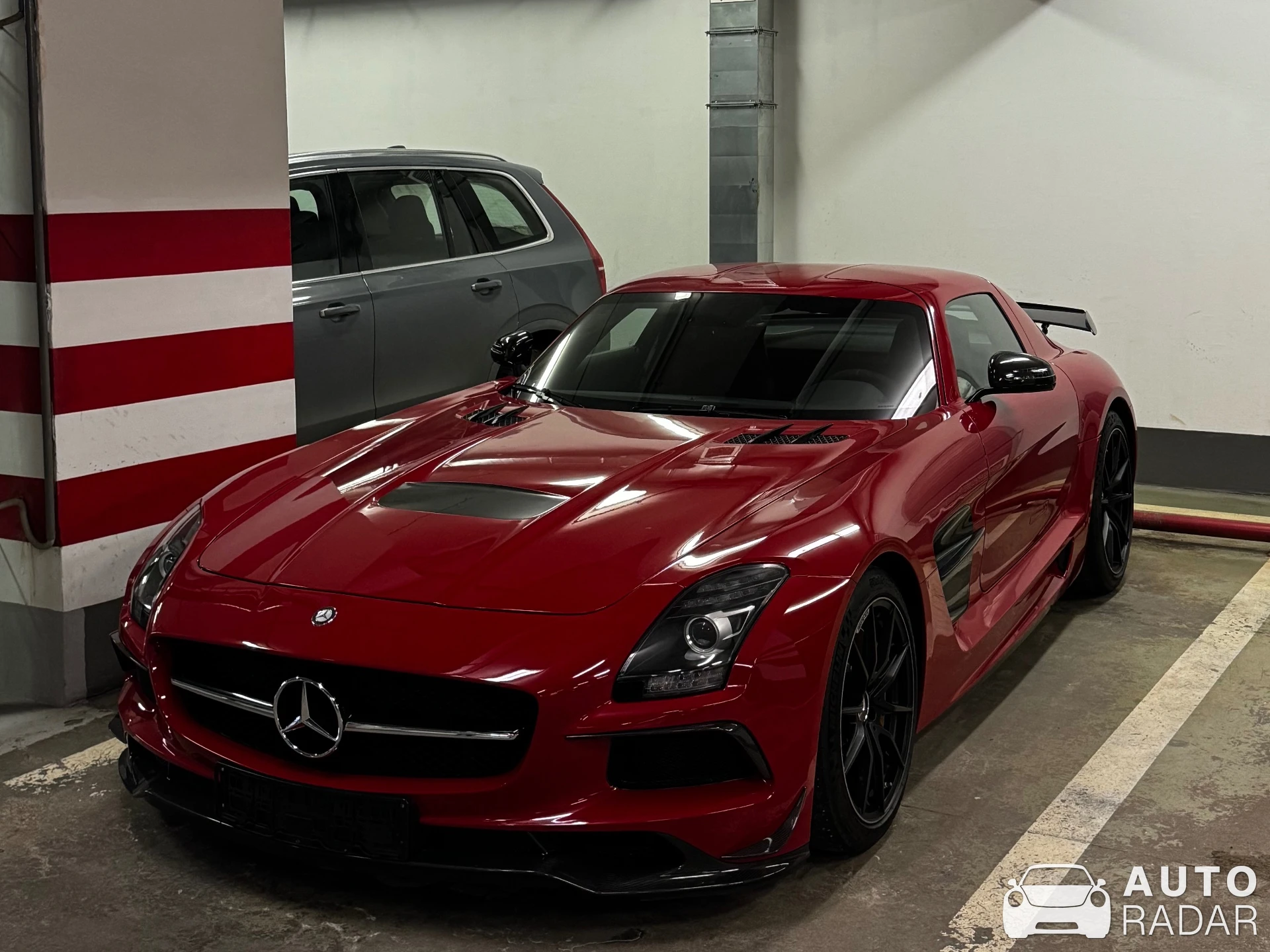 Mercedes-Benz Weistec SLS AMG Black Series spotted in Москва, Россия