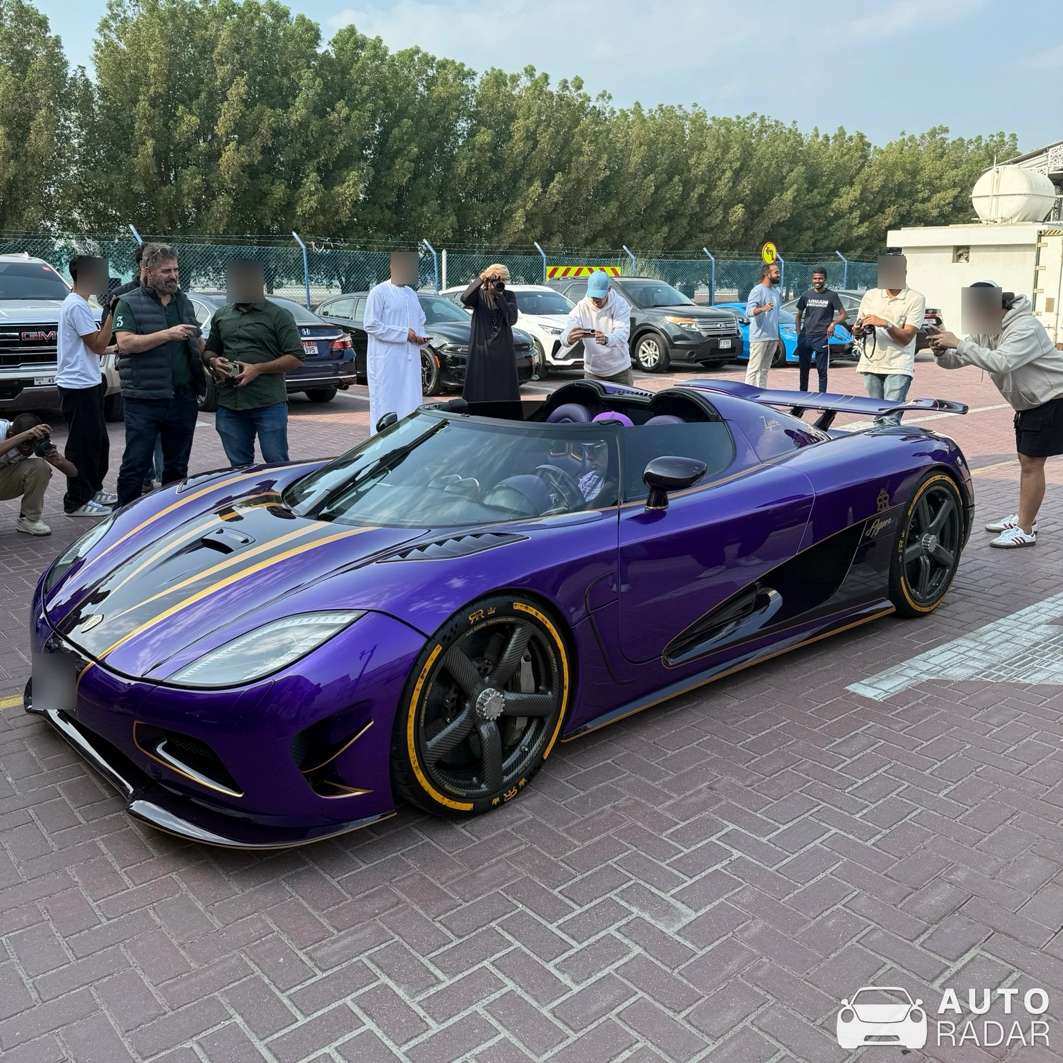 Koenigsegg Agera R Zijin spotted in Dubai