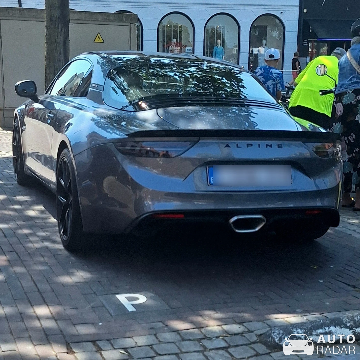 Alpine A110 2022 spotted in Sluis