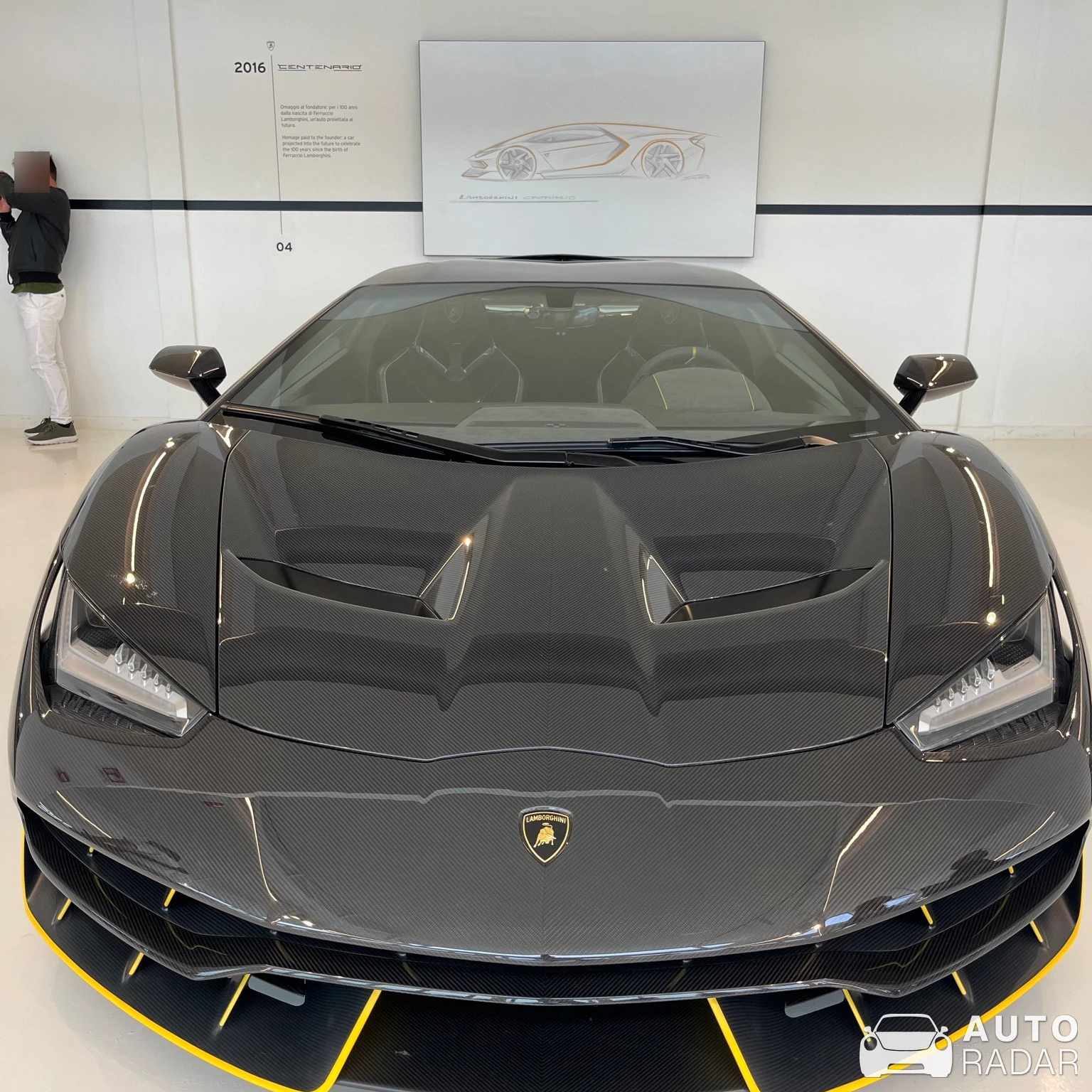 Lamborghini Centenario LP770-4 spotted in Sant'Agata Bolognese