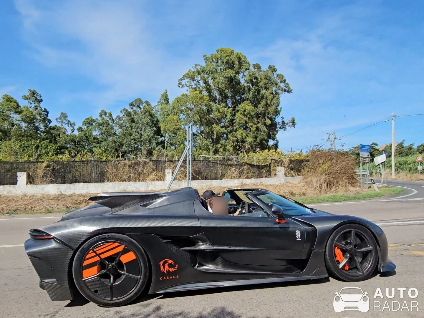Koenigsegg Jesko Attack Ghost Le Mans spotted in Arzachena