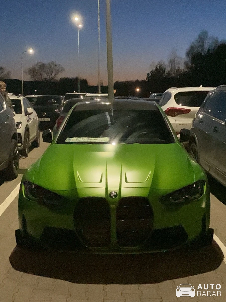 BMW M3 G80 Sedan Competition spotted in Birštonas
