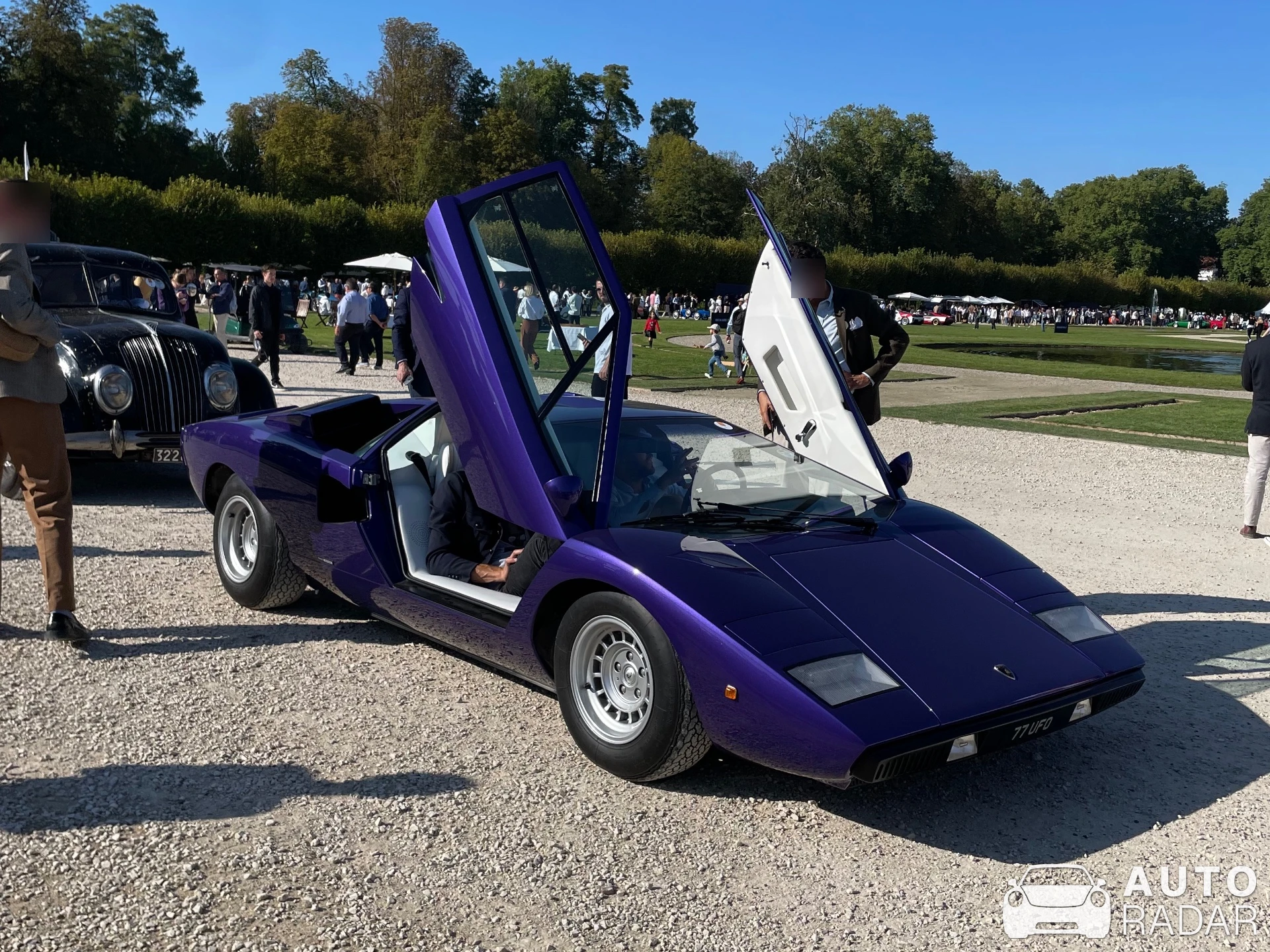 Lamborghini Countach LPI 800-4 spotted in Chantilly, France