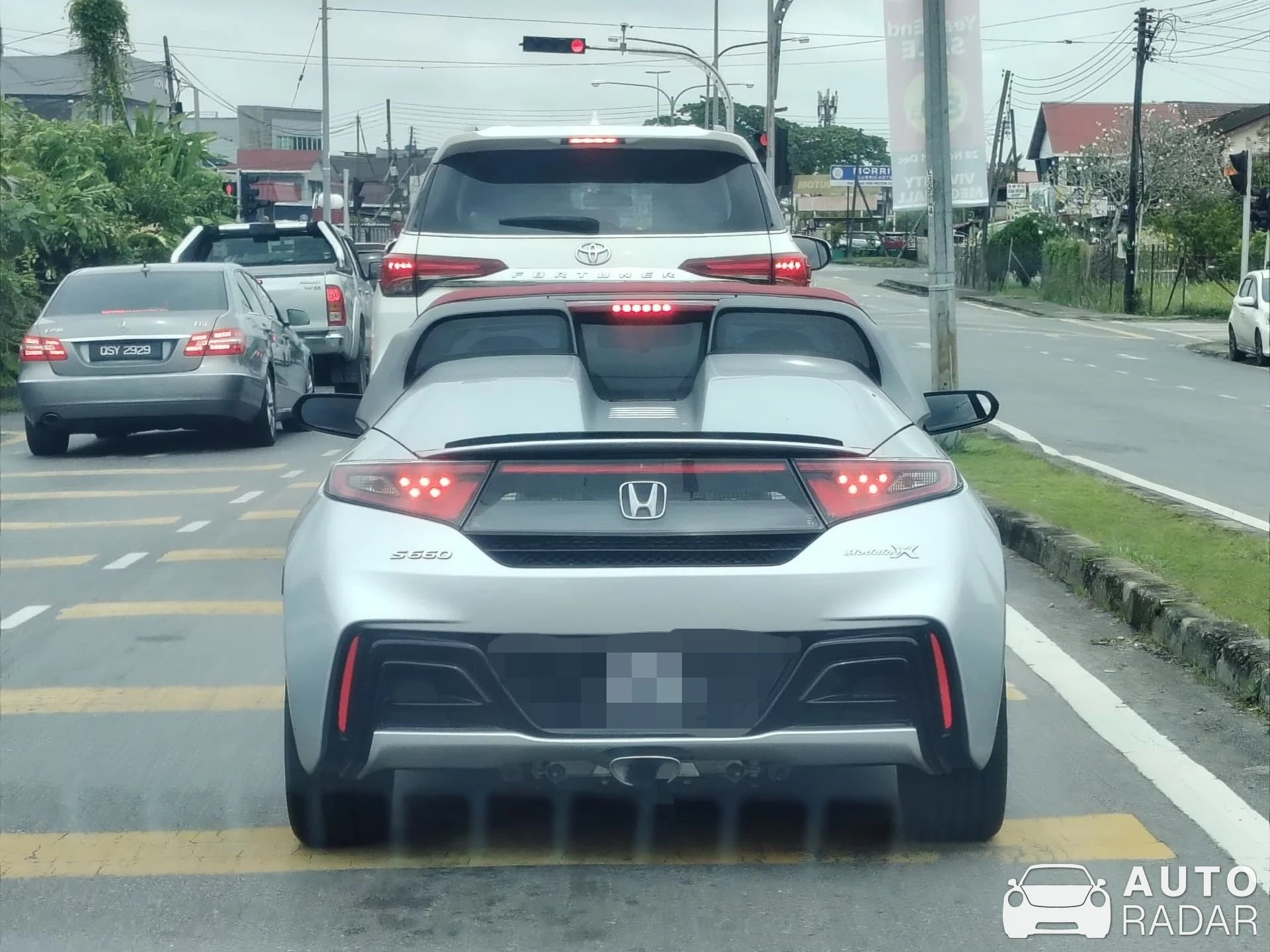 Honda S660 spotted in Kuching, Malaysia
