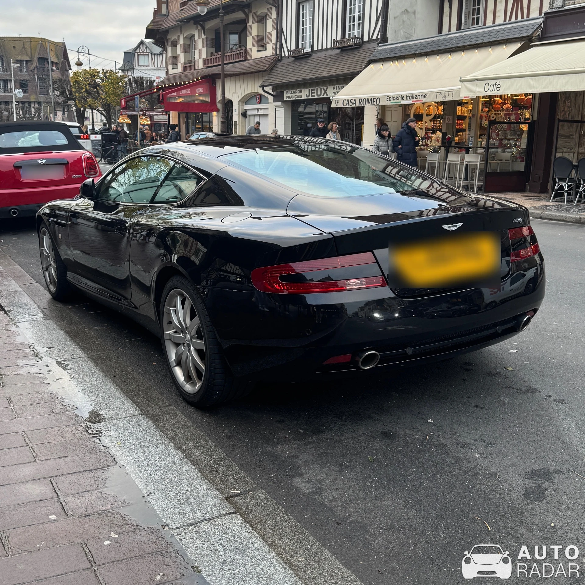 Aston Martin DB9 spotted in Deauville, France