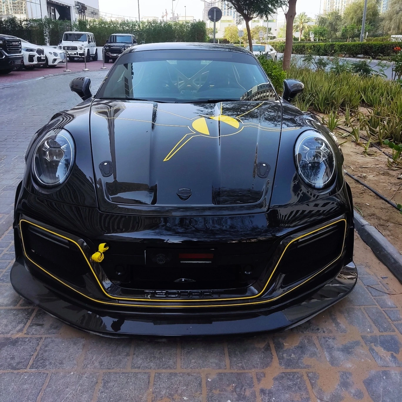 Porsche TechArt 992 GTstreet R Flyweight spotted in Dubai