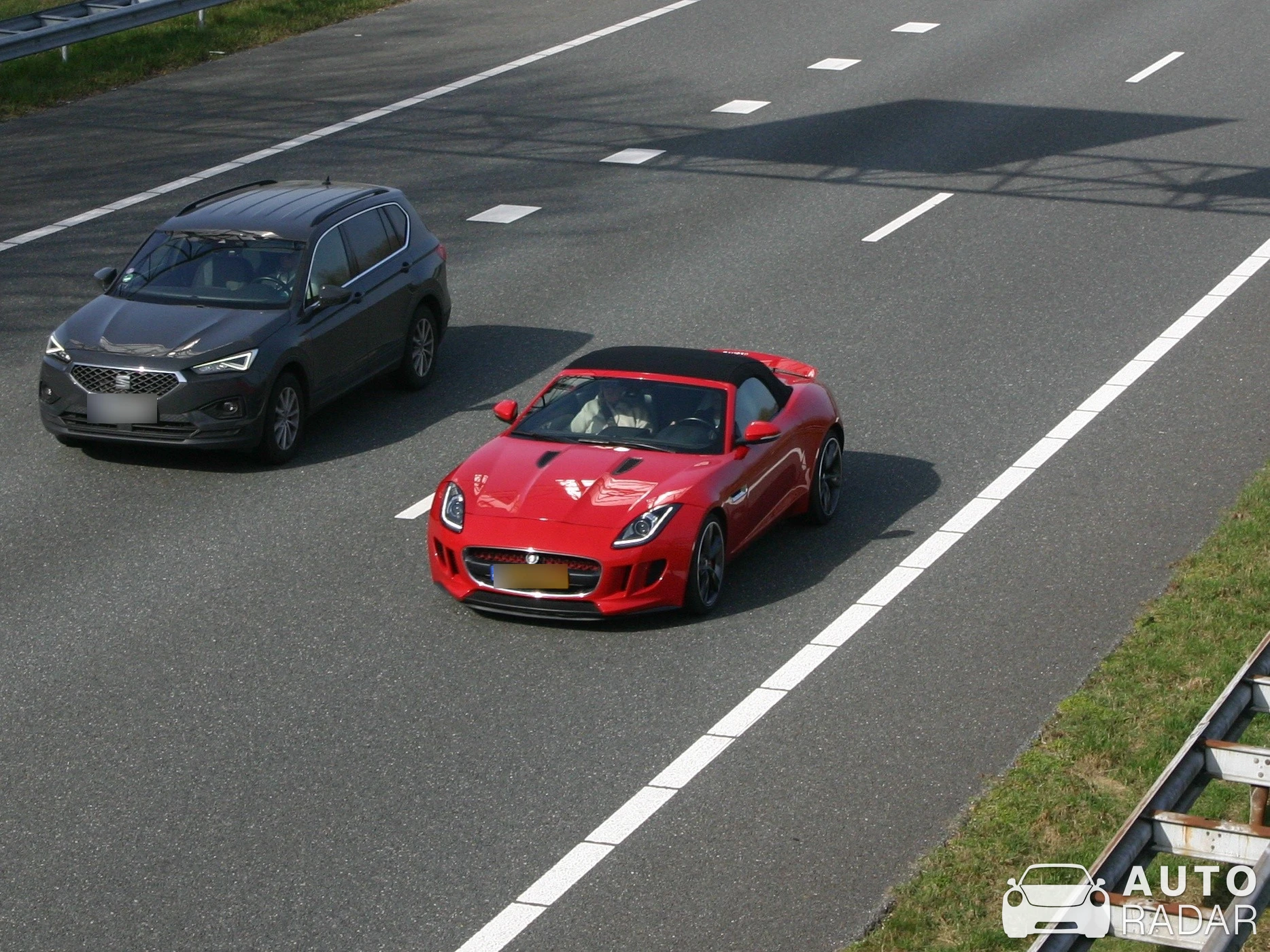 Jaguar F-Type SVR Convertible spotted in Hengelo