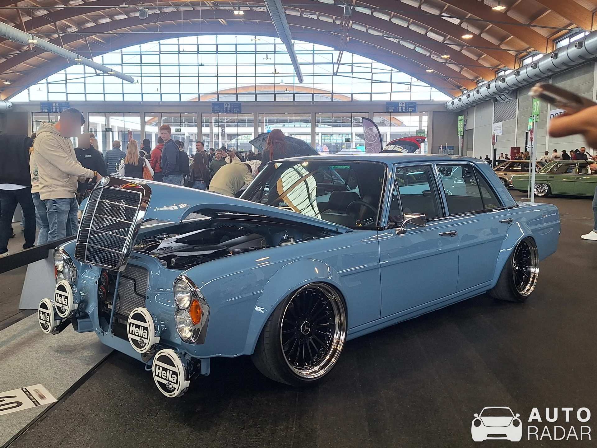 Mercedes 300D spotted in Friedrichshafen