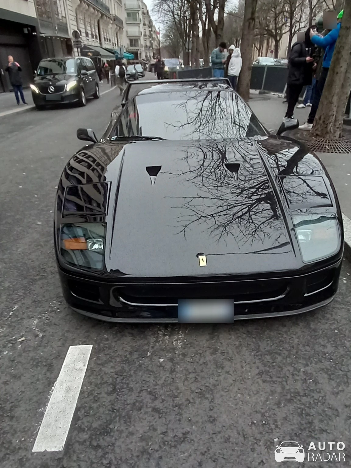 Ferrari F40 spotted in Paris, France