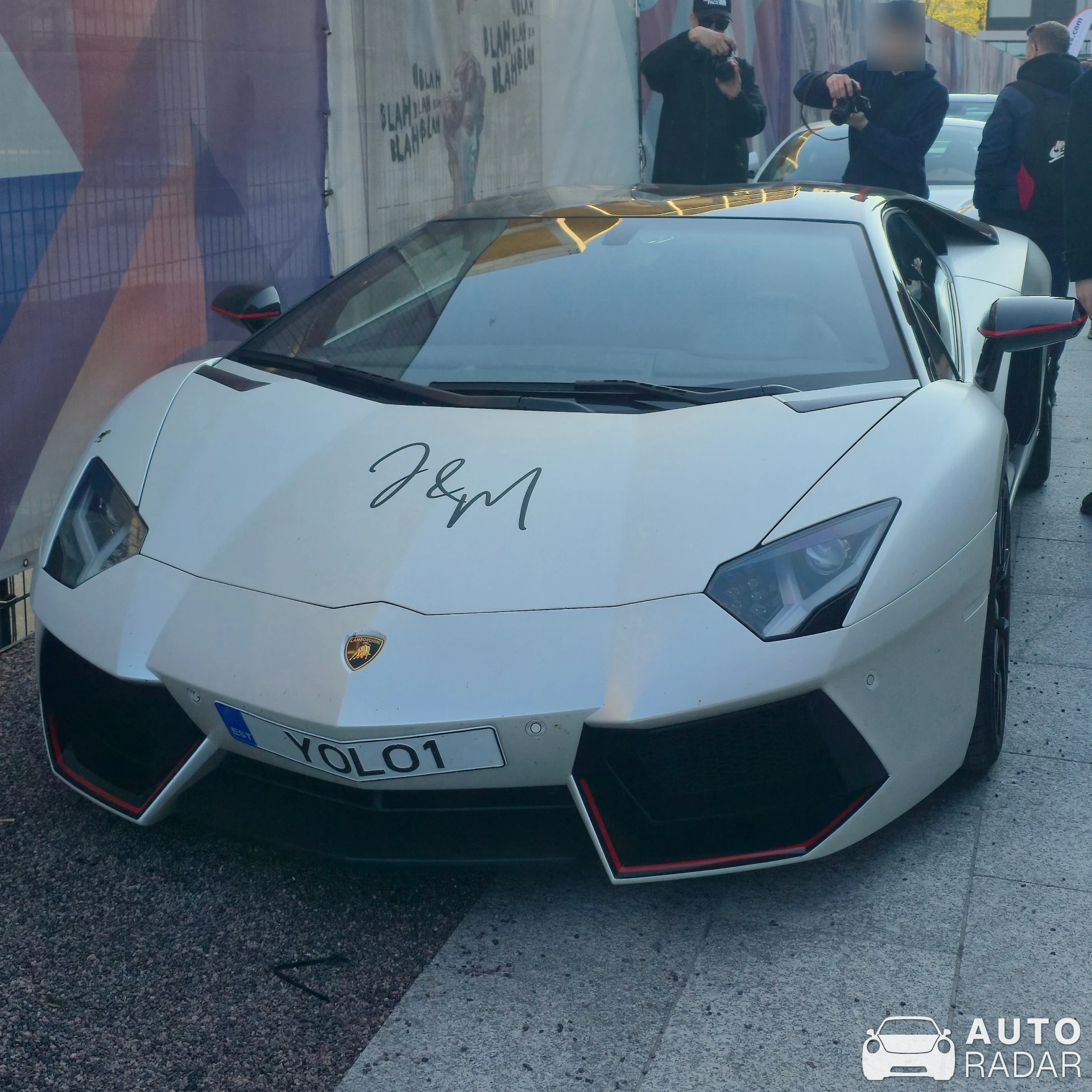 Lamborghini Aventador LP700-4 Pirelli Edition spotted in Tallinn, Estonia