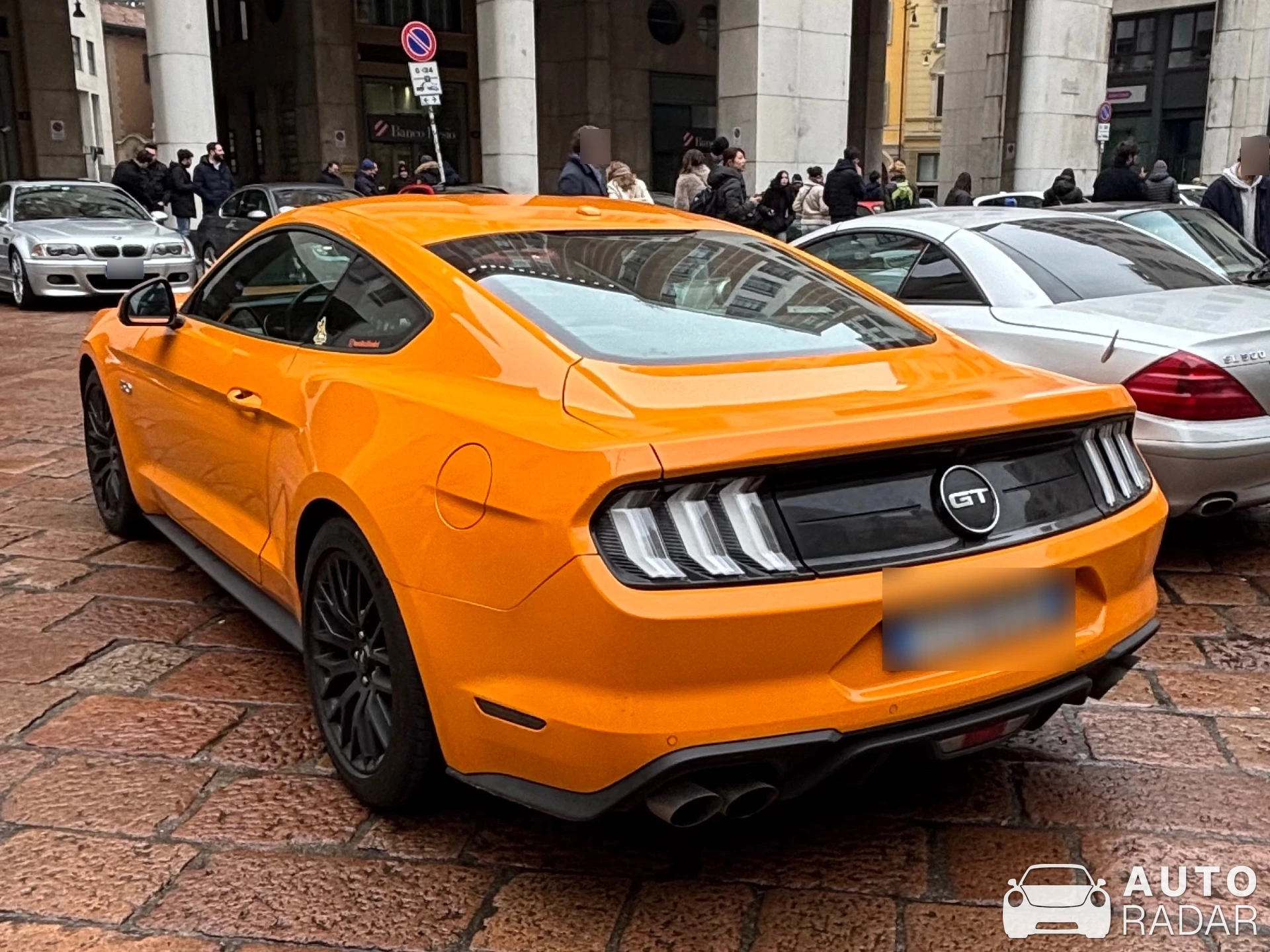 Ford Mustang GT spotted in Milano, Italy