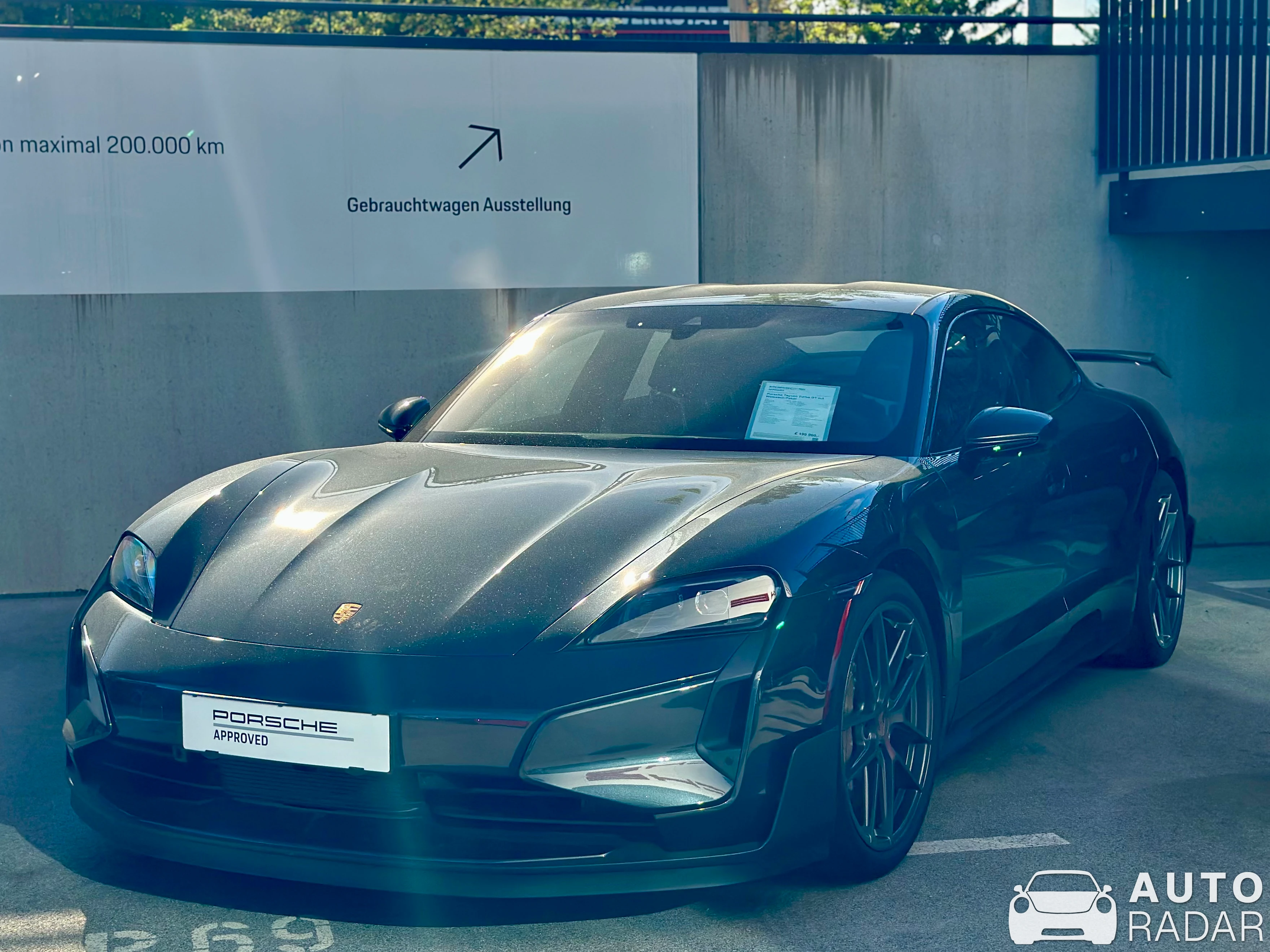 Porsche Taycan Turbo GT Weissach spotted in Wien