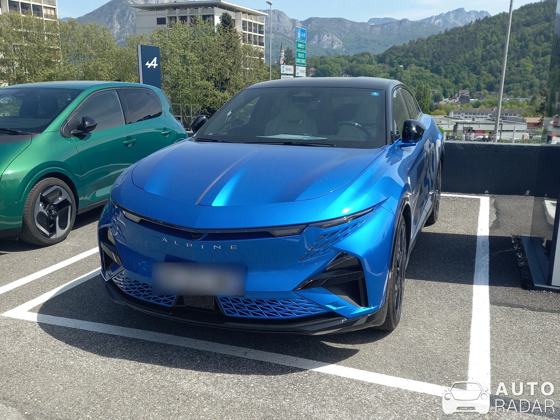 Alpine A390 spotted in Annecy