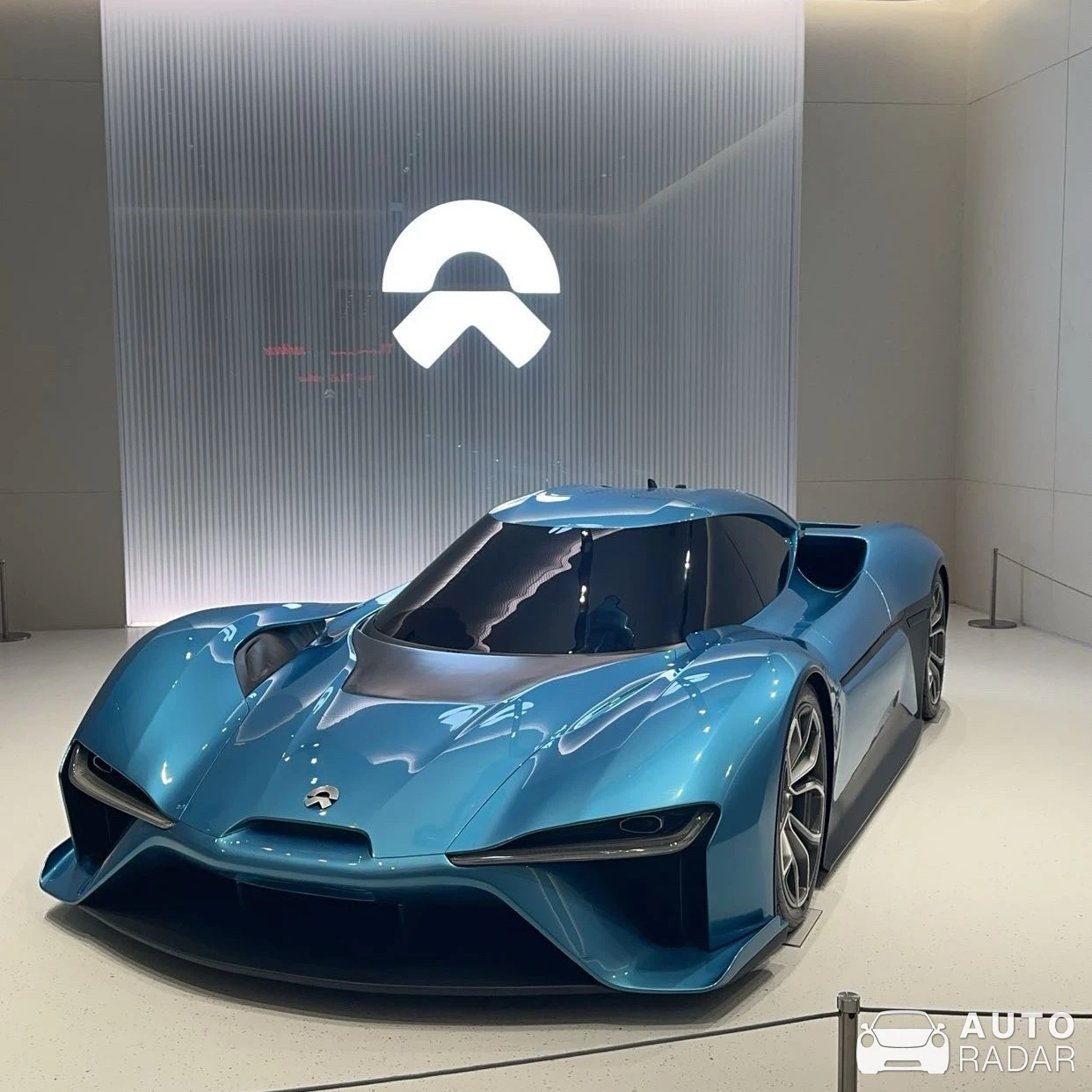 NIO EP9 spotted in Abu Dhabi, Émirats arabes unis
