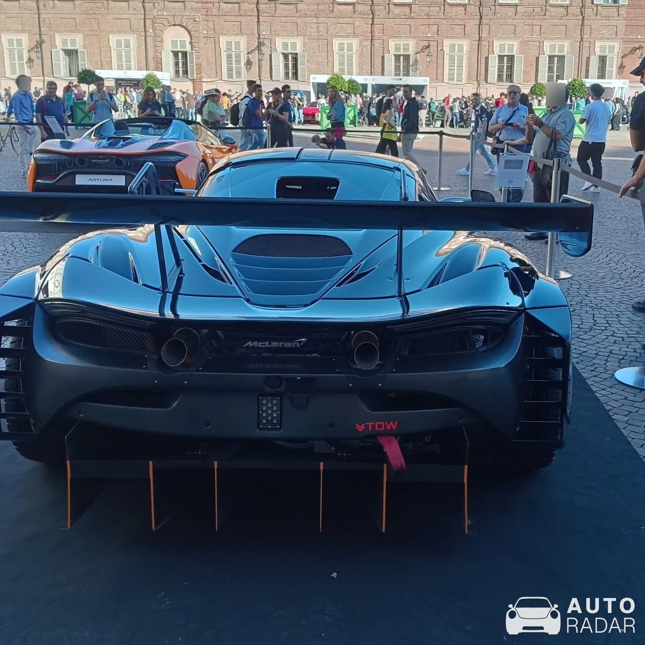 McLaren 720S GT3X spotted in Turin