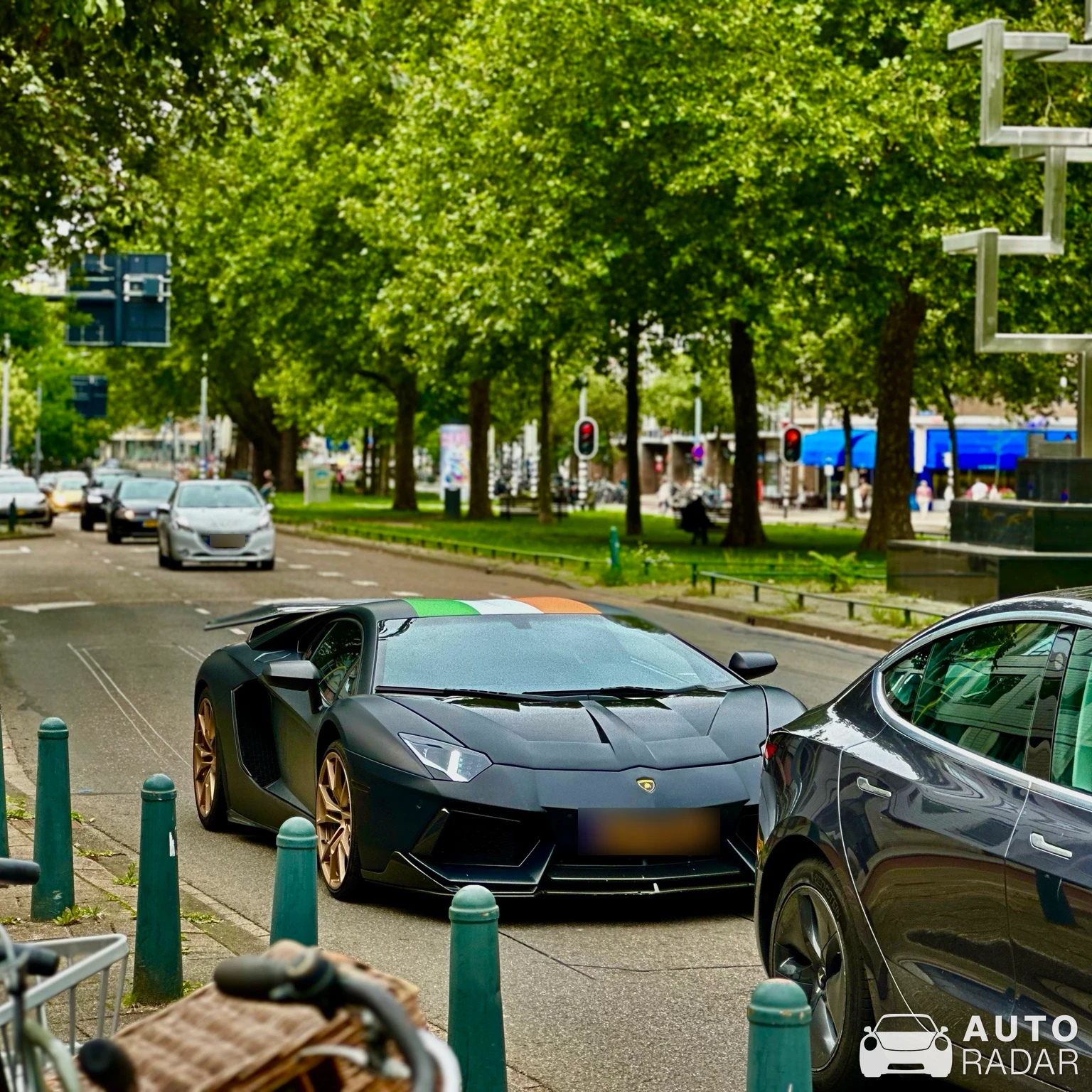 Lamborghini Aventador LP700-4 Roadster Vorsteiner V spotted in Rotterdam