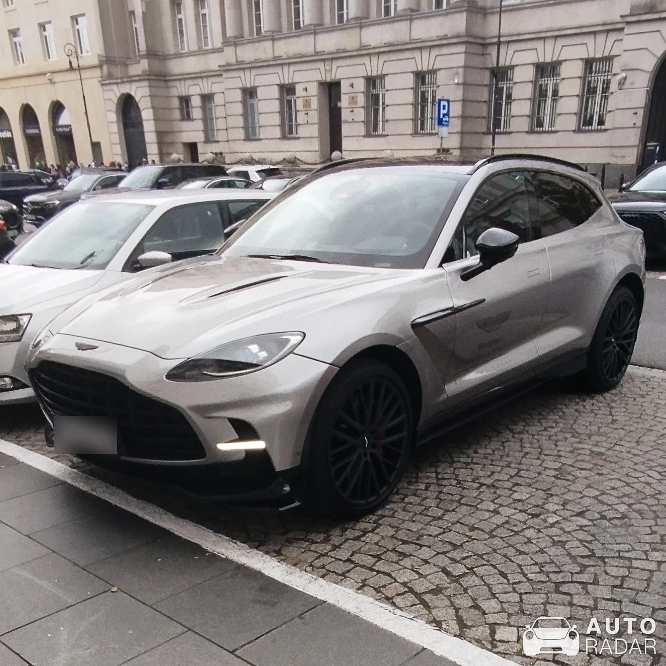 Aston Martin DBX spotted in Warszawa, Poland