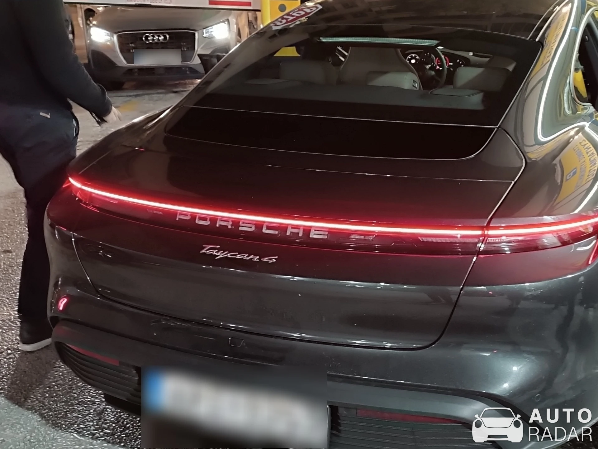 Porsche Taycan 4 spotted in Athina