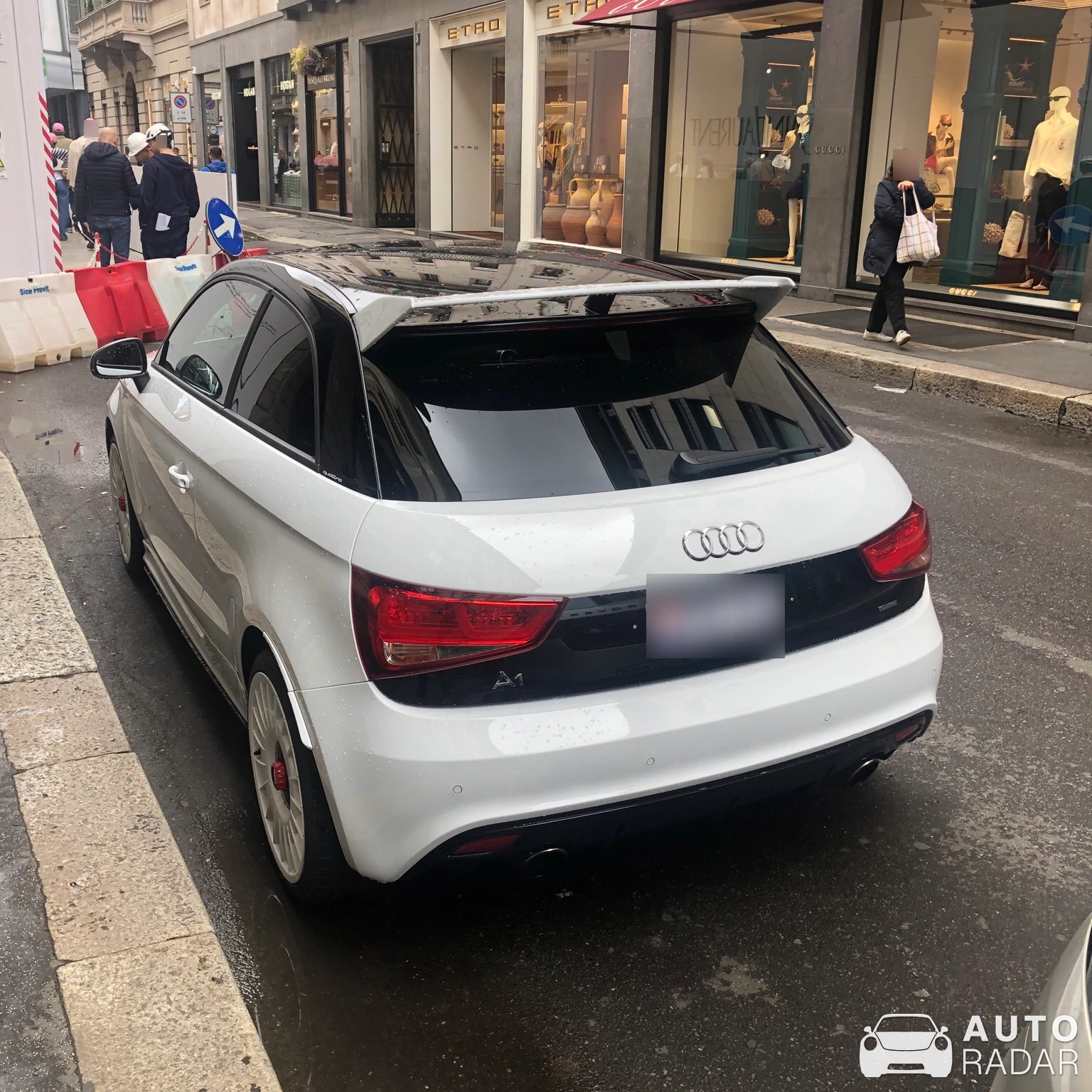 Audi A1 Quattro spotted in Milano