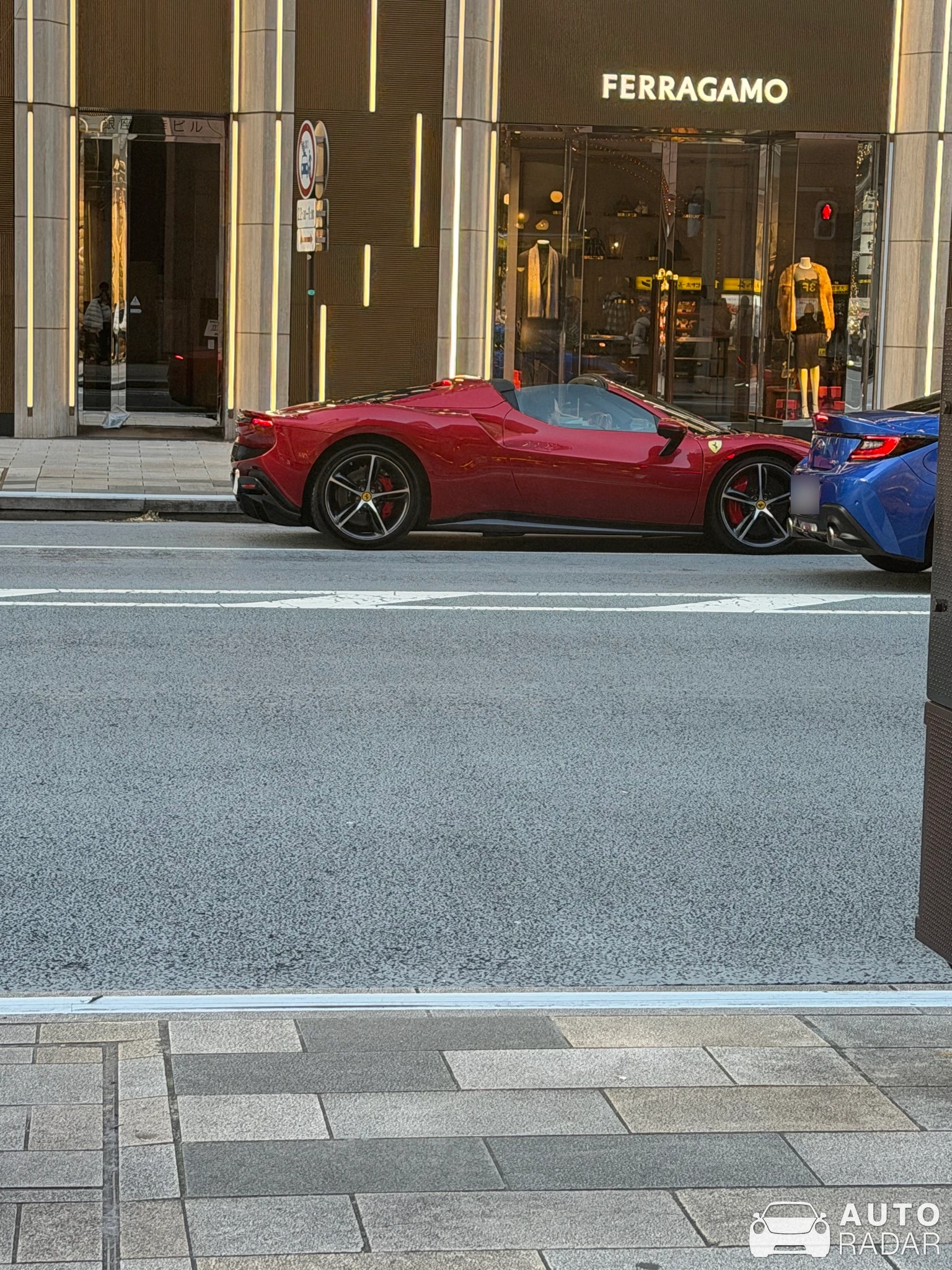 Ferrari 296 GTS spotted in Chuo City, Japan