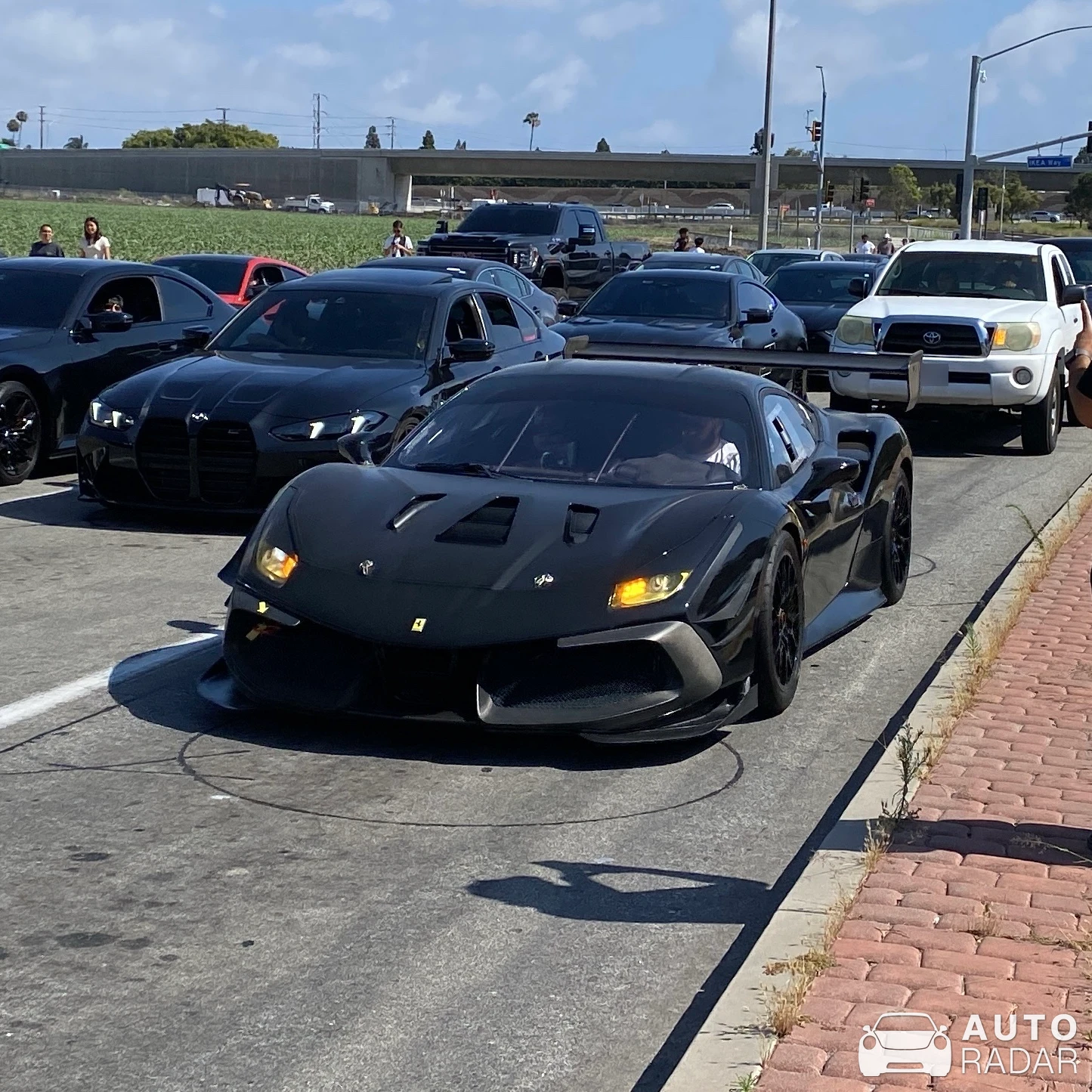 Ferrari 488 GT3 spotted in Costa Mesa