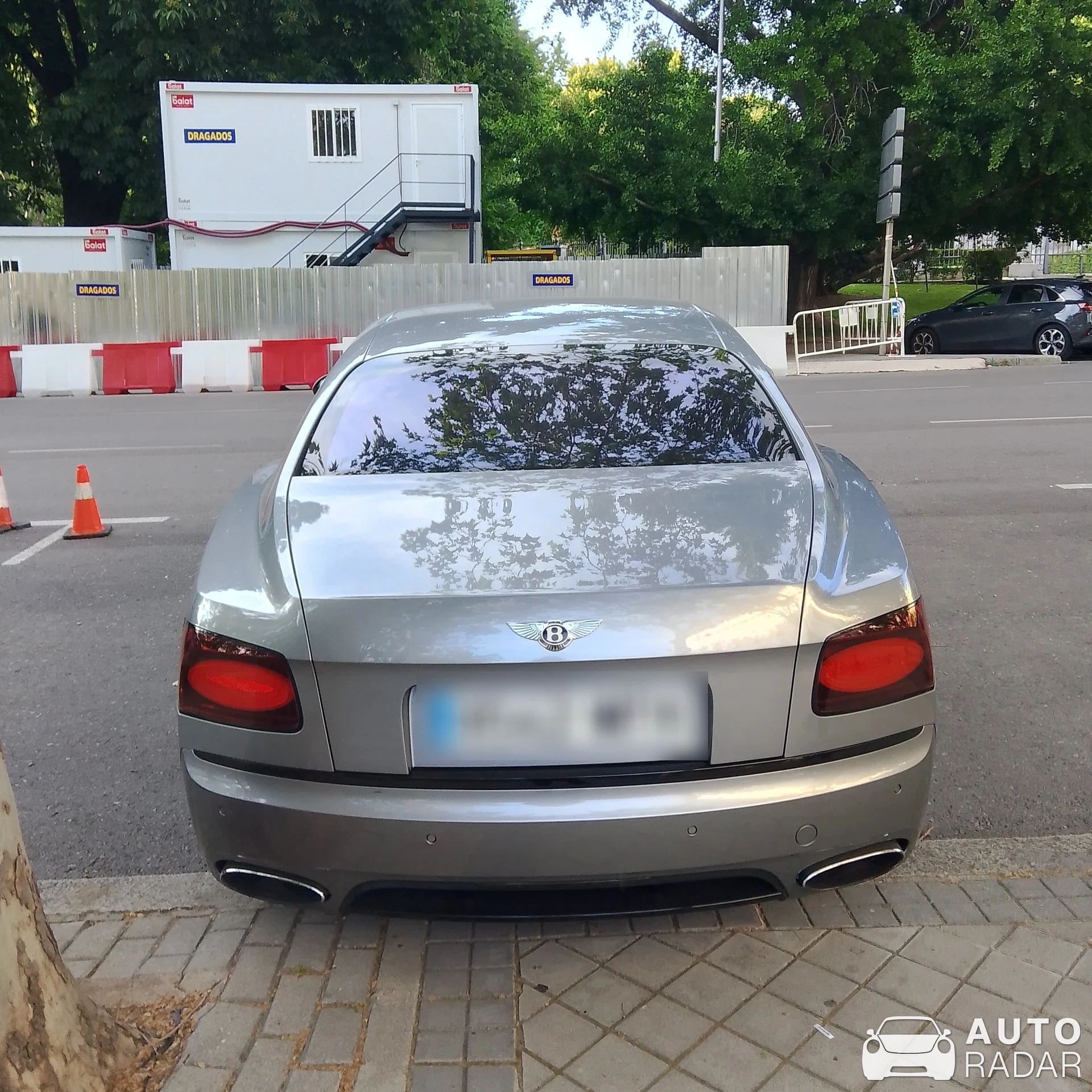 Bentley Continental GT V8 spotted in Madrid, Spain