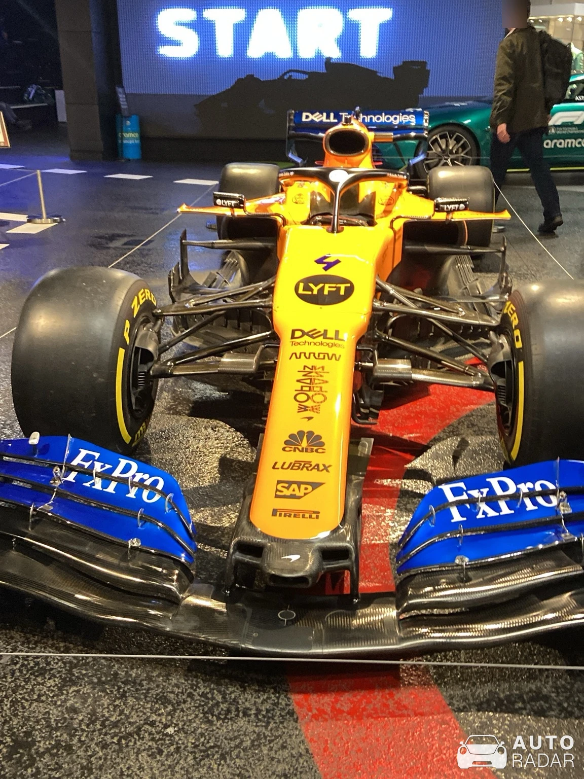 McLaren MCL35M spotted in Towcester