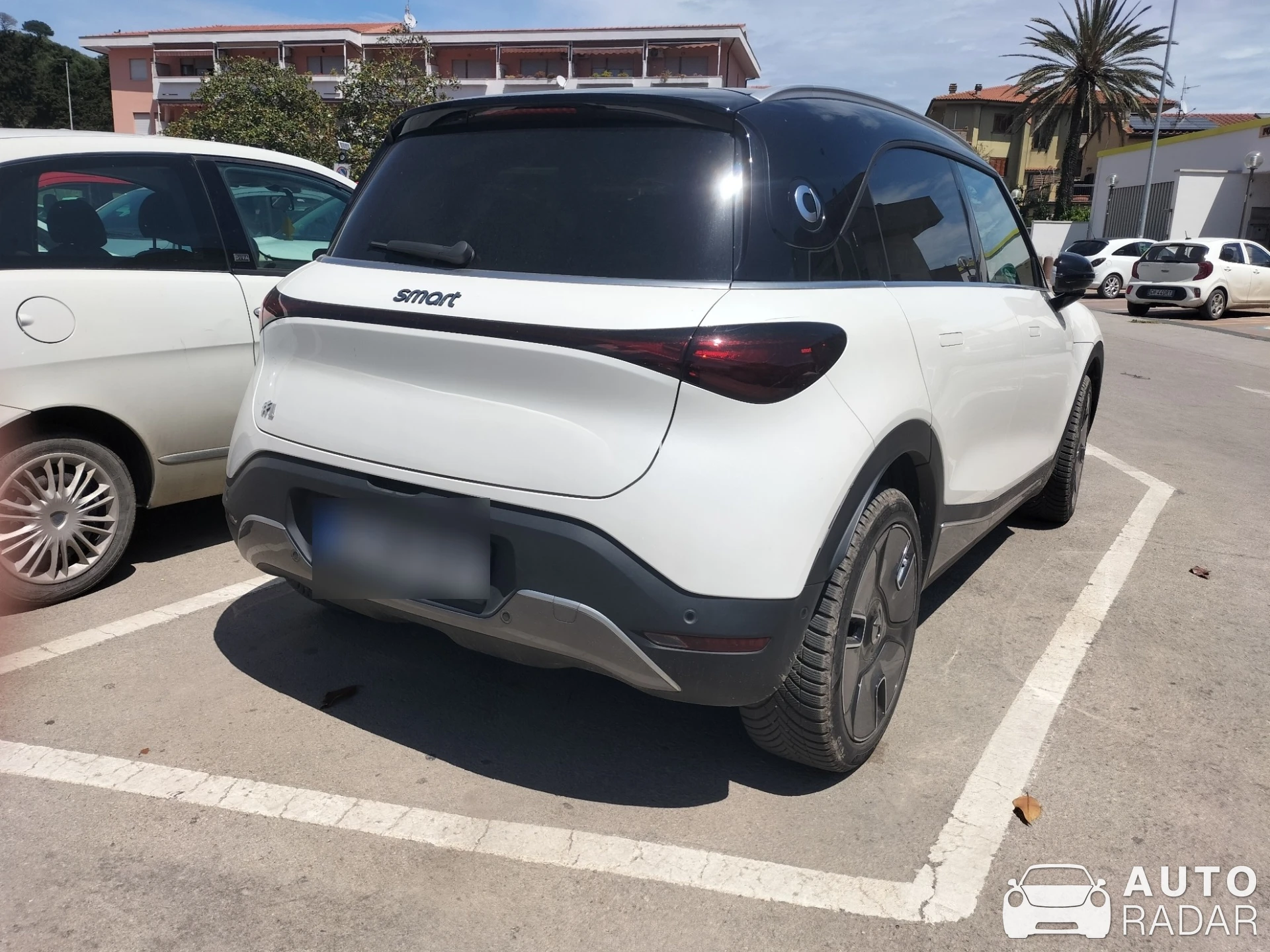 Smart #1 spotted in Porto Azzurro