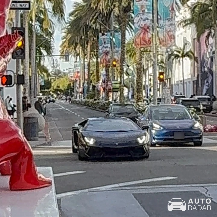 Lamborghini Aventador LP700-4 spotted in Beverly Hills, United States
