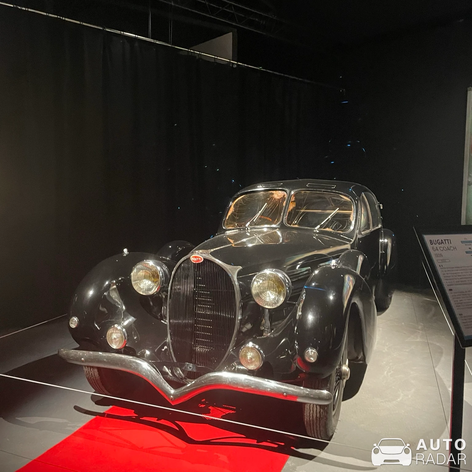 Bugatti Type 64 Jean Bugatti Coupe spotted in Mulhouse