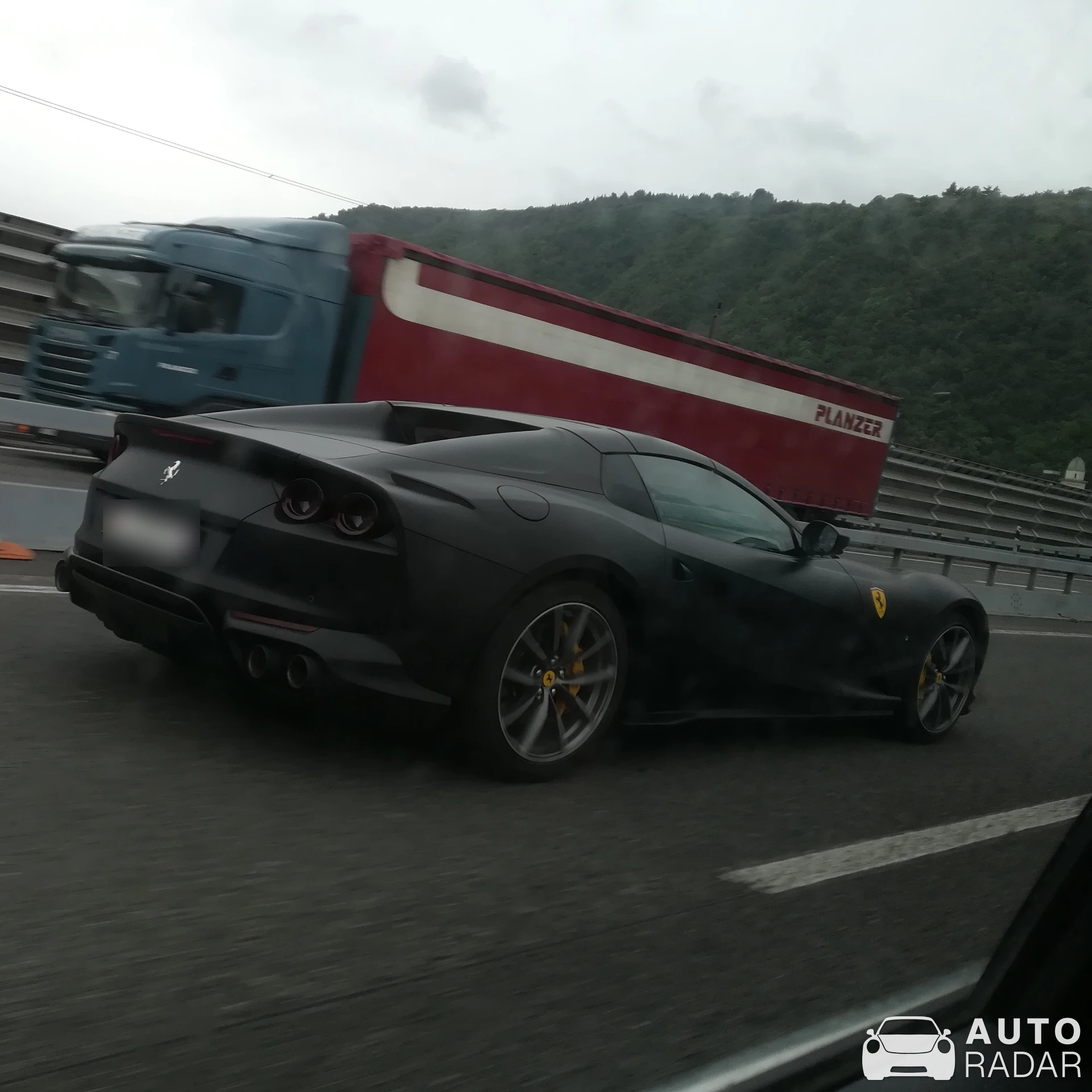 Ferrari 812 GTS spotted in Melide, Zwitserland
