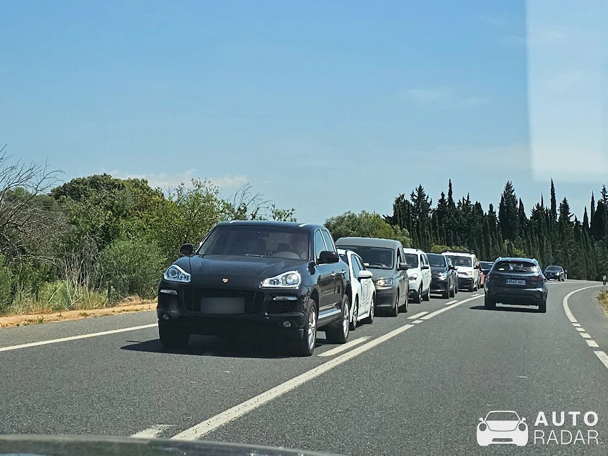Porsche 957 Cayenne Mansory spotted in Esporles