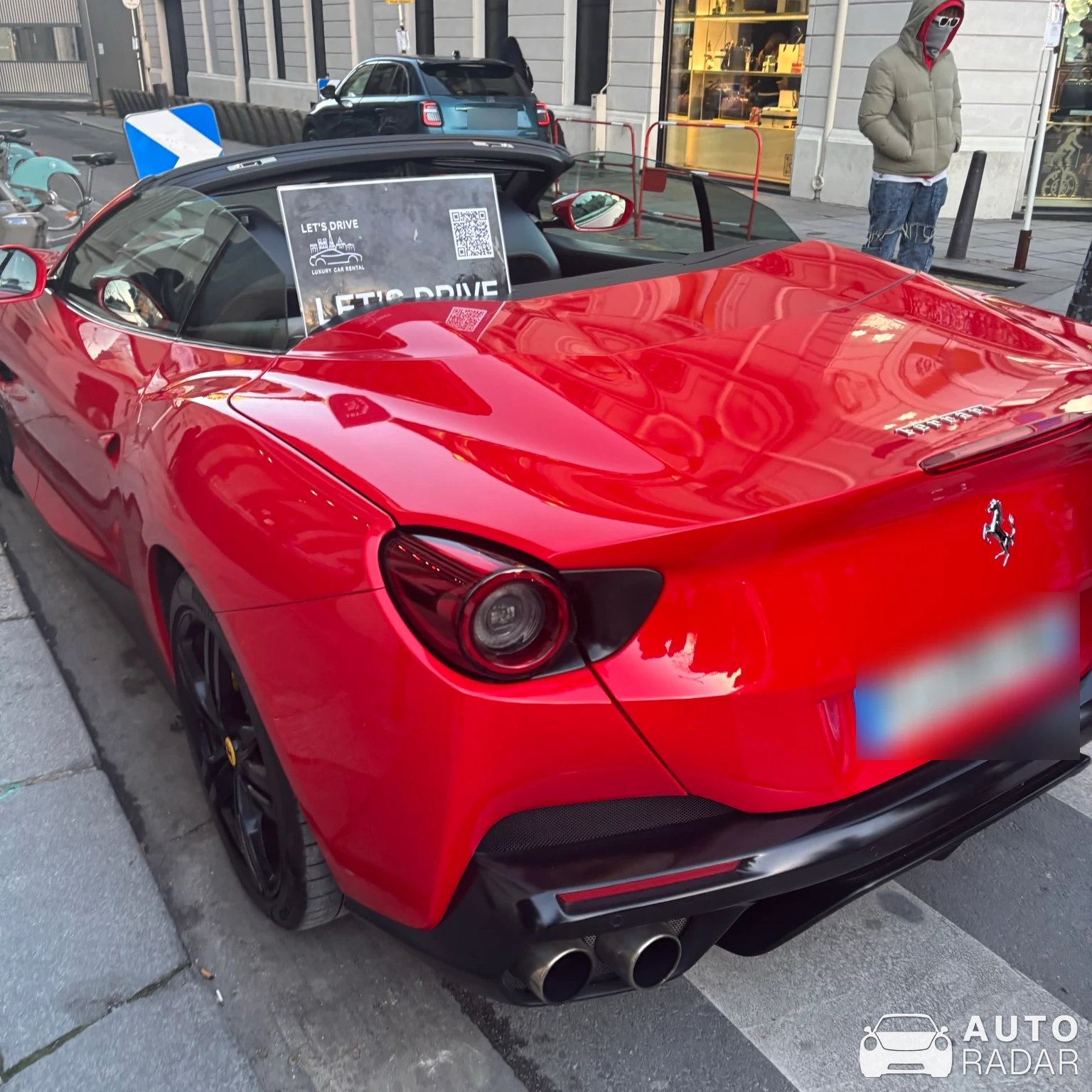 Ferrari Portofino spotted in Paris, France