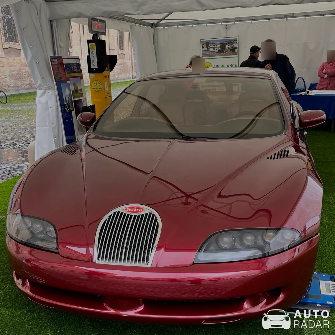 Bugatti EB112 spotted in Modena