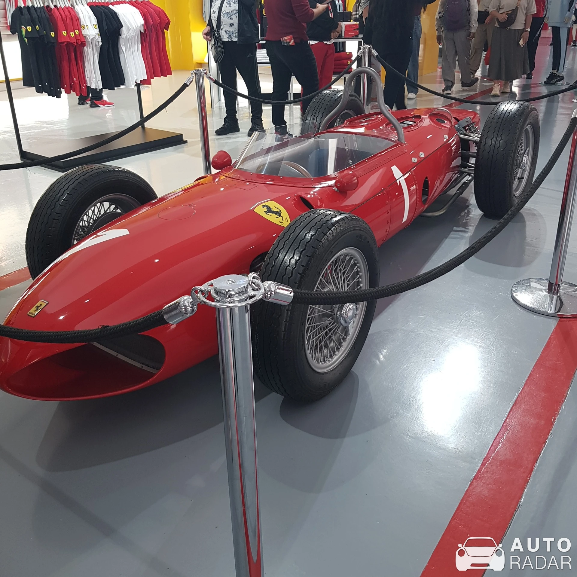 Ferrari 156 F1 spotted in Abu Dhabi, United Arab Emirates