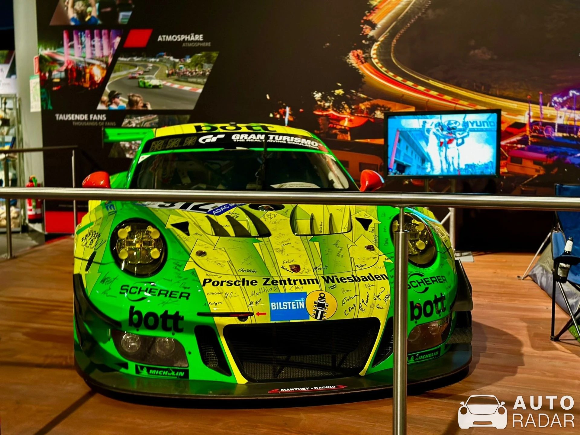 Porsche 991 GT3 R spotted in Nürburg