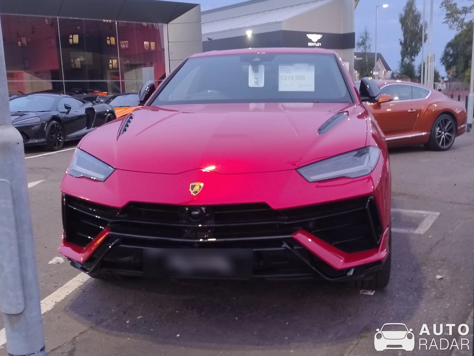 Lamborghini Urus spotted in South Lanarkshire, United Kingdom