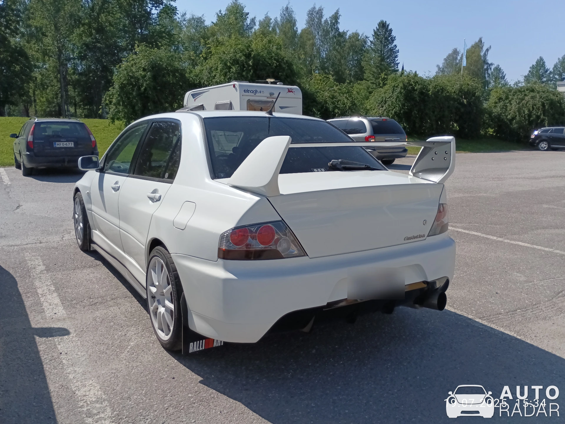 Mitsubishi Lancer Evolution X Time Attack spotted in Pieksämäki
