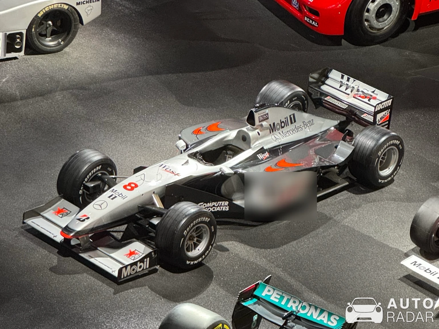 McLaren Mercedes-Benz MP4-13 spotted in Stuttgart