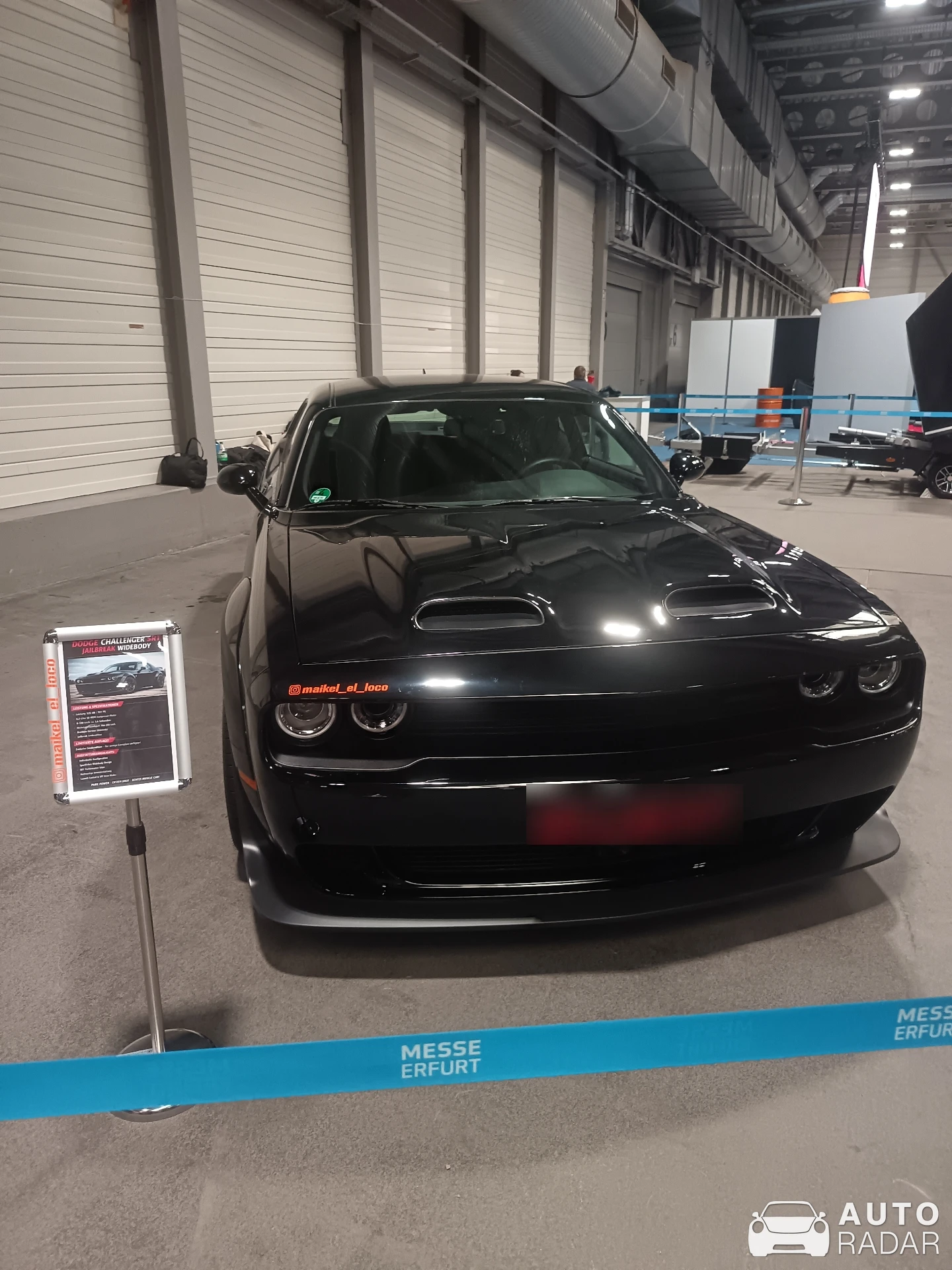 Dodge Challenger SRT Hellcat Widebody spotted in Erfurt, Germany