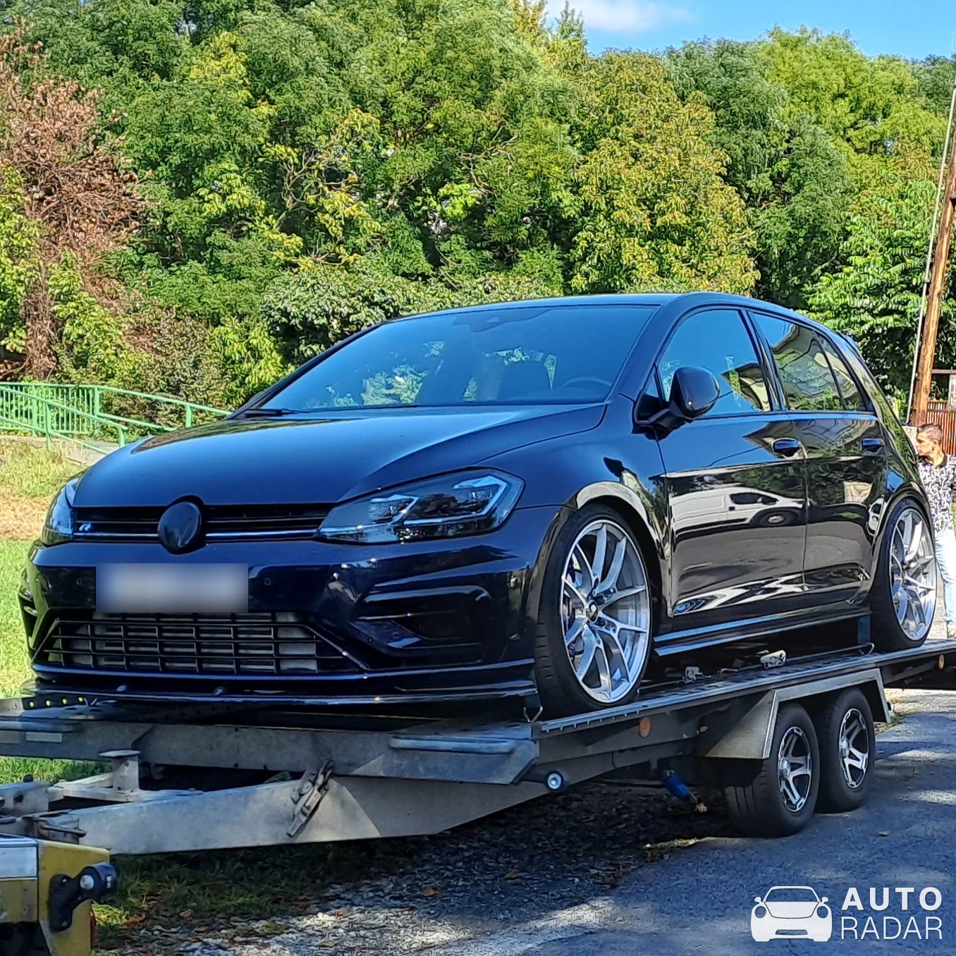 Volkswagen Golf R MkVII spotted in Szombathely, Hungary