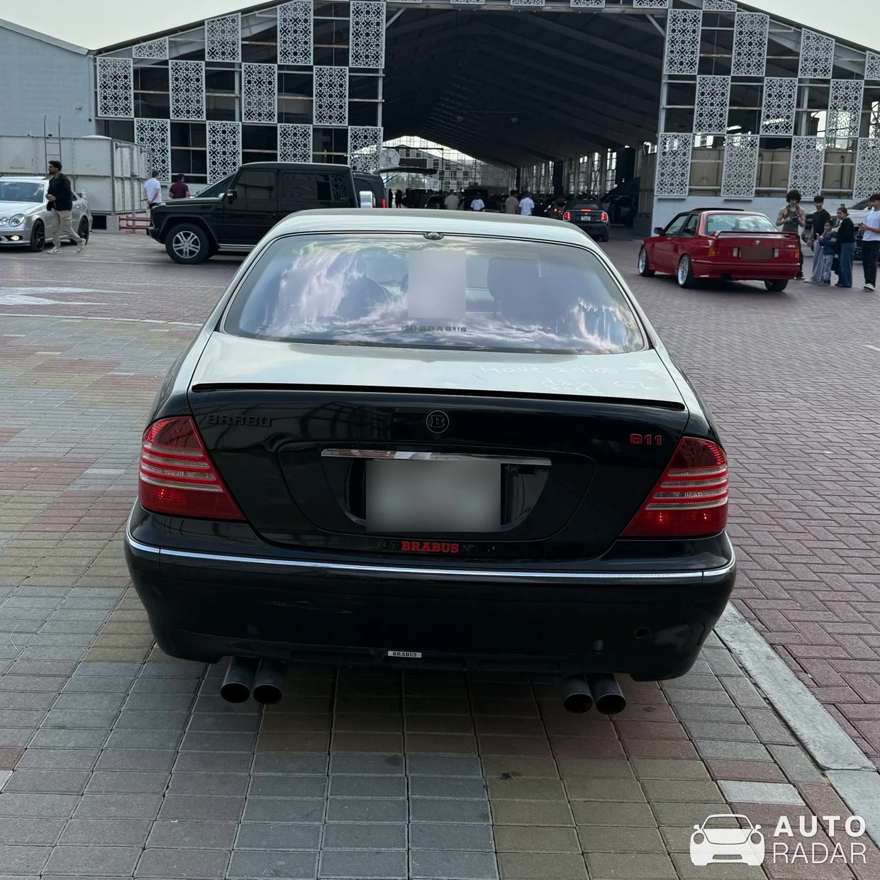 Mercedes-Benz SL 500 Brabus B11 R230 spotted in Dubai