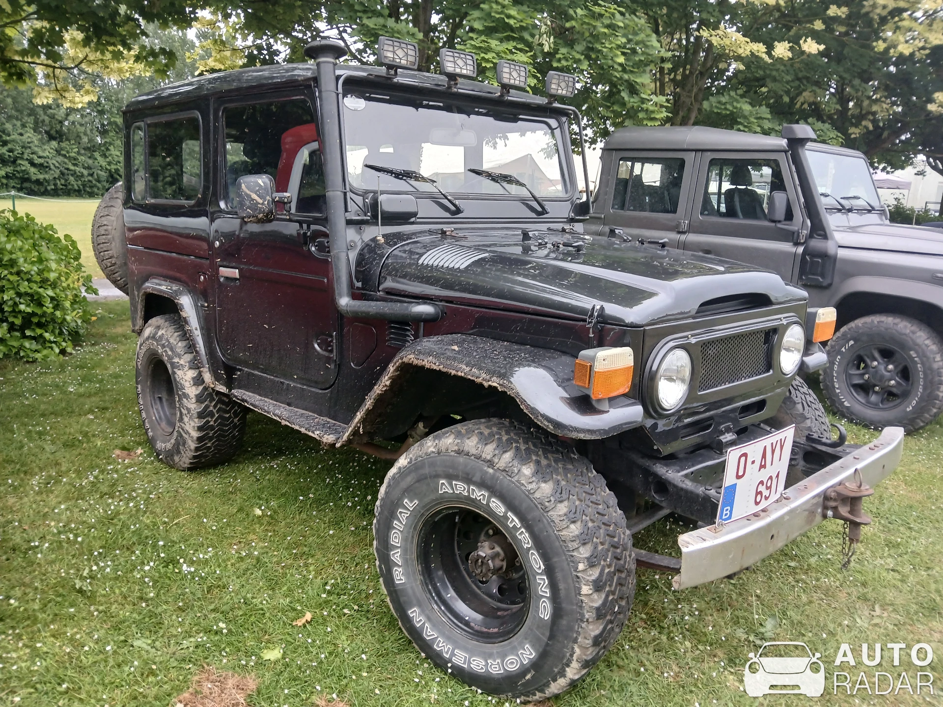 Toyota Land Cruiser BJ40 spotted in Menen