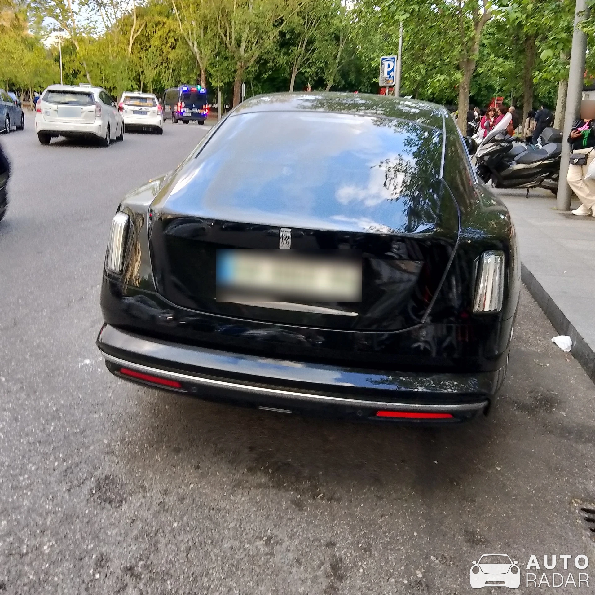 Rolls-Royce Spectre spotted in Madrid, Spain