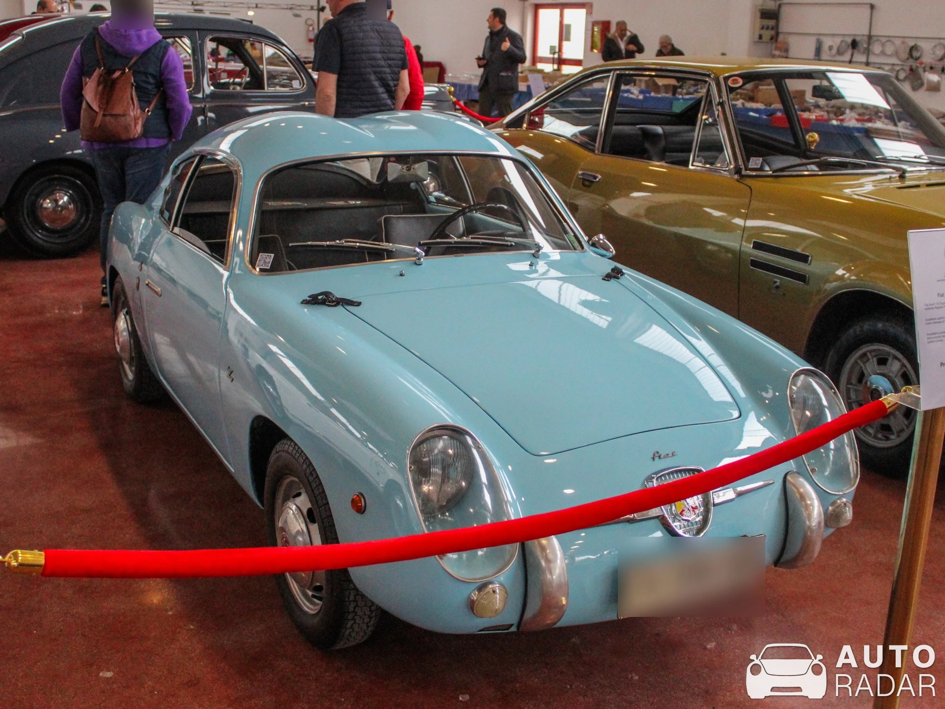 Abarth 750 GT Zagato spotted in Fascia d'Oro